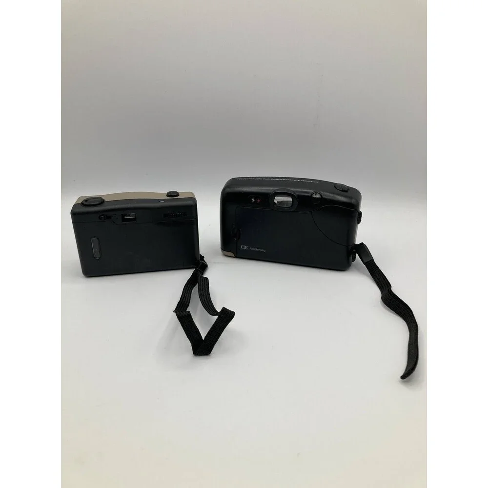 Vivitar PN2011 & Polaroid 2100 BF 35mm Point & Shoot Film Cameras Lot of 2